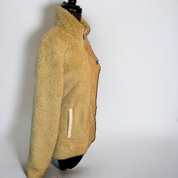 Patagonia fleece jacket tan size womans small - Picture 5 of 8